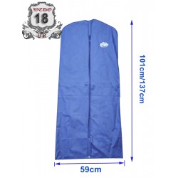 Nonwovens Garment Zip-up Cover Suit (dark blue) 12pcs   40"/54"